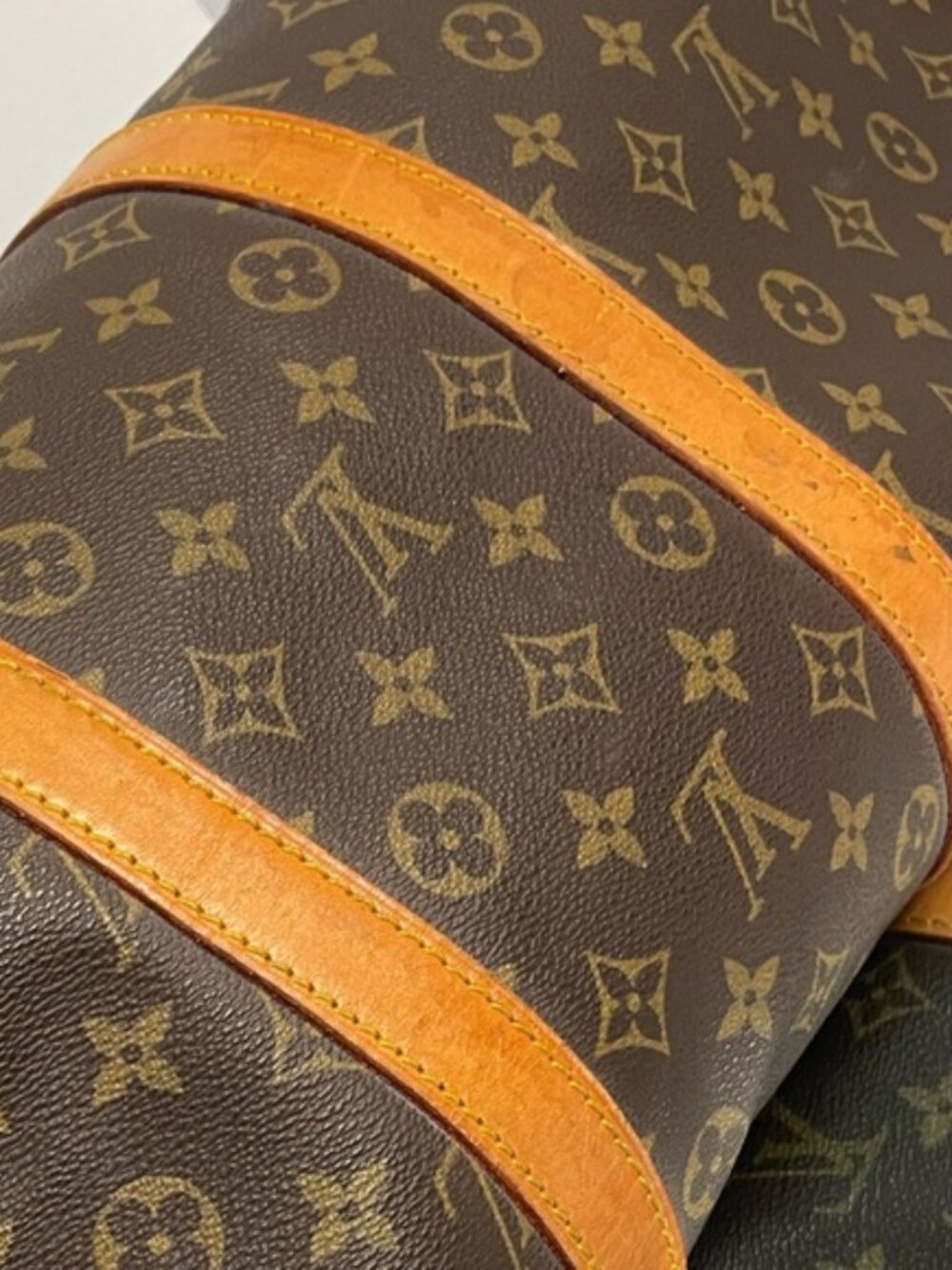 Authentic LOUIS VUITTON MONOGRAM KEEPALL TRAVEL DUFFLE BAG - Picture 12 of 15